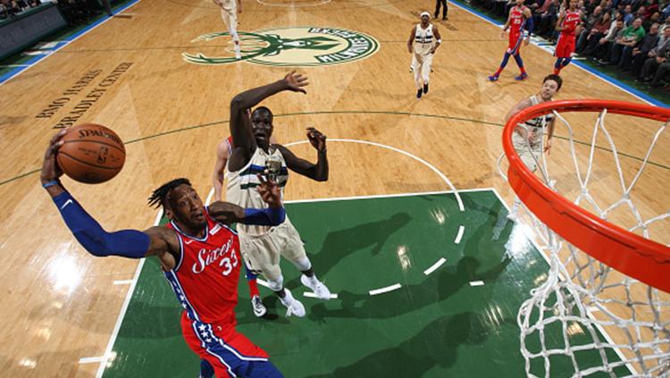 Philadelphia 76ers vs Milwaukee Bucks Copyright: Indosport.com