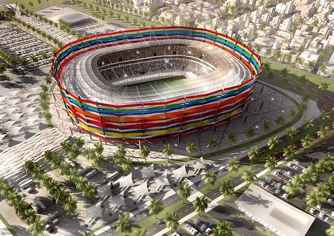 Al-Gharrafa Stadium, Al-Rayyan, Qatar. Copyright: Telegraph