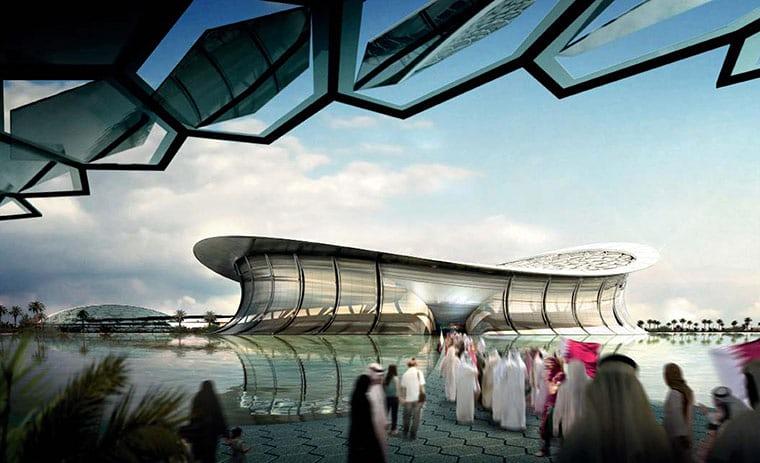 Lusail Iconic Stadium, Al-Daayen, Qatar. Copyright: Telegraph