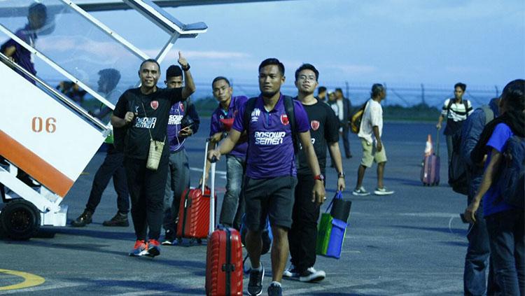 Skuat PSM tiba di Bali untuk menjalani pemusatan latihan Copyright: Dok Resmi PSM Makassar