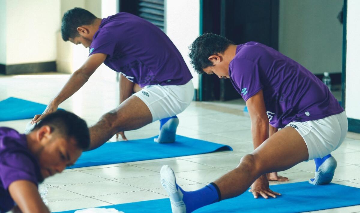 Latihan para pemain PSM Makassar. Copyright: Media PSM Makassar.