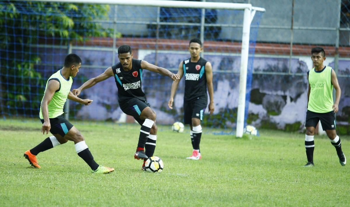 Para pemain PSM Makassar melakukan pemusatan latihan jilid 2 di Bali.