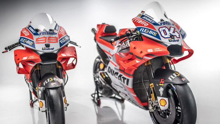 Tampilan motor Ducati di MotoGP 2018. Copyright: INDOSPORT