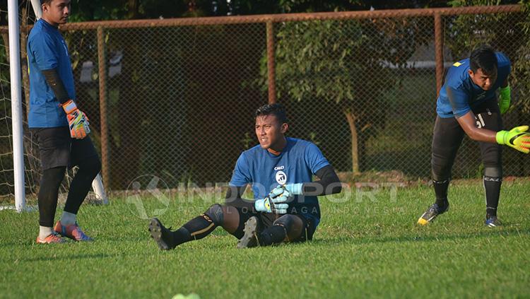 Pemain Sriwijaya FC saat jalani latihan. Copyright: Muhammad Effendi/INDOSPORT