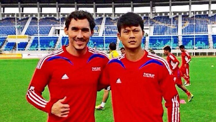 Dedi Gusmawan saat bermain di klub Zayar Shwe Myay FC Liga Myanmar - INDOSPORT