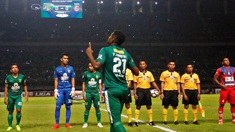 Bek Persebaya Surabaya, Fandry Imbiri. Copyright: Instagram@FandryImbiri