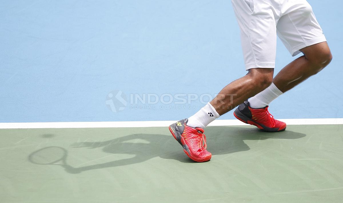 Gandeng Igor Sijsling dari Belanda, petenis Indonesia, Justin Barki, sukses meraih gelar juara ganda turnamen ITF M15 di Kallang, Singapura, Sabtu (08/04/23).