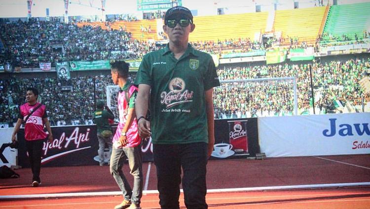 Suporter Persebaya Surabaya, Sinyo Devara. Copyright: Instagram@SinyoDevara