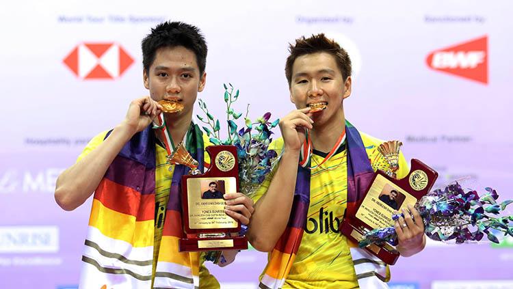 kevin/Marcus meraih gelar juara di India Open 2018