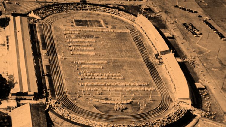 Stadion IKADA  Djakarta 1955. Copyright: Istimewa