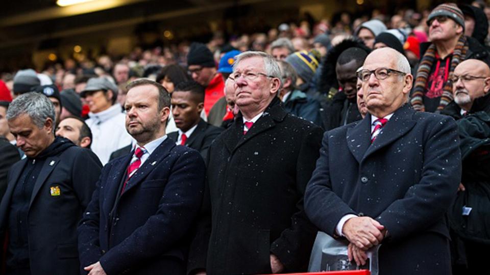 Sir Alex Ferguson mengikuti peringatan Tragedi Munchen.