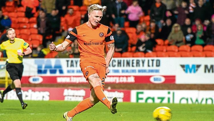 Nick van der Velden saat masih memperkuat  Dundee United. Copyright: eveningtelegraph.co.uk