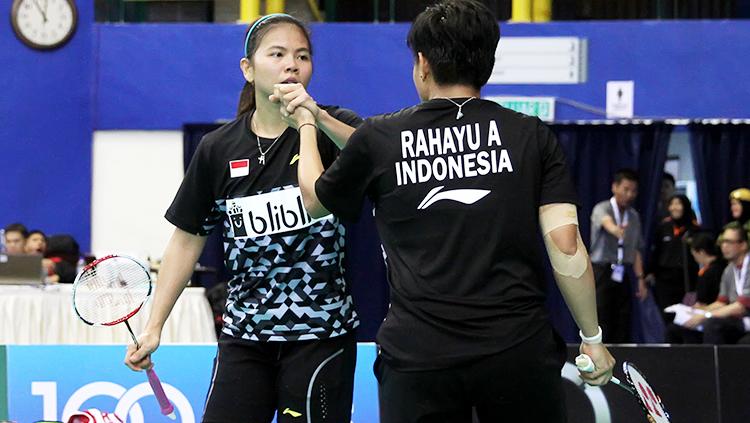 Ganda putri Indonesia, Greysia Polii dan Apriani Rahayu. Copyright: Humas Pelatnas PBSI