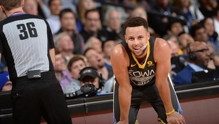 Bintang NBA,  Stephen Curry.. Copyright: INDOSPORT