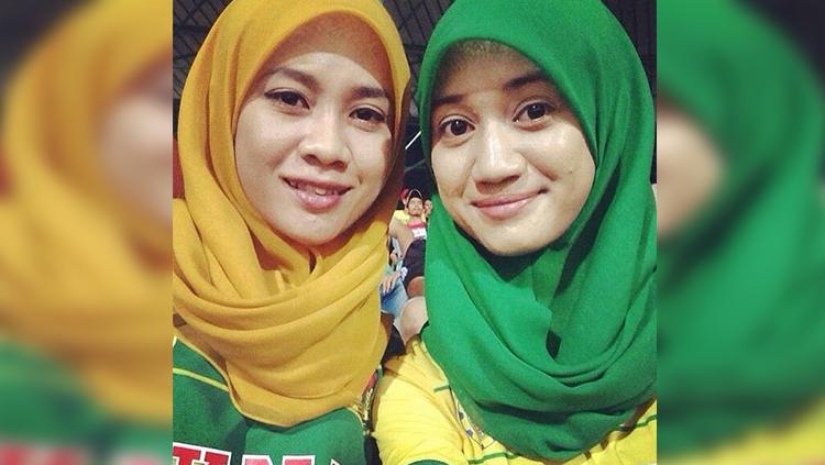 Fans wanita Kedah FA. Copyright: Istimewa