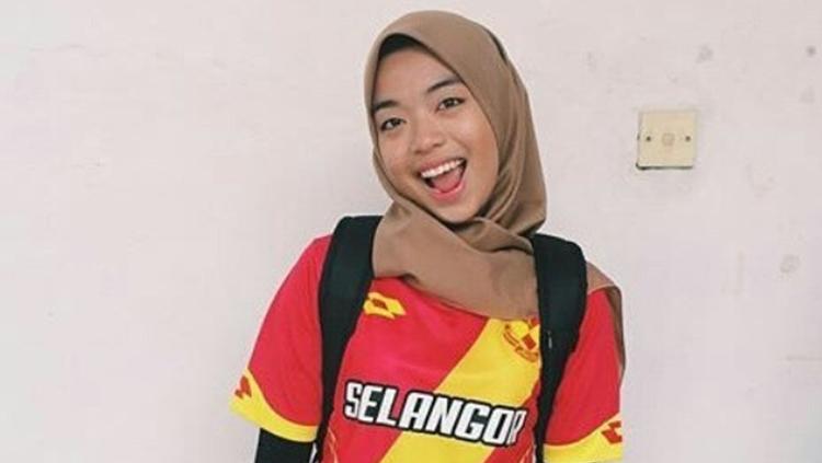 Fans wanita Selangor FA. Copyright: Istimewa