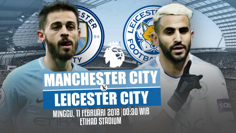 Manchester City vs Leicester City. Copyright: INDOSPORT