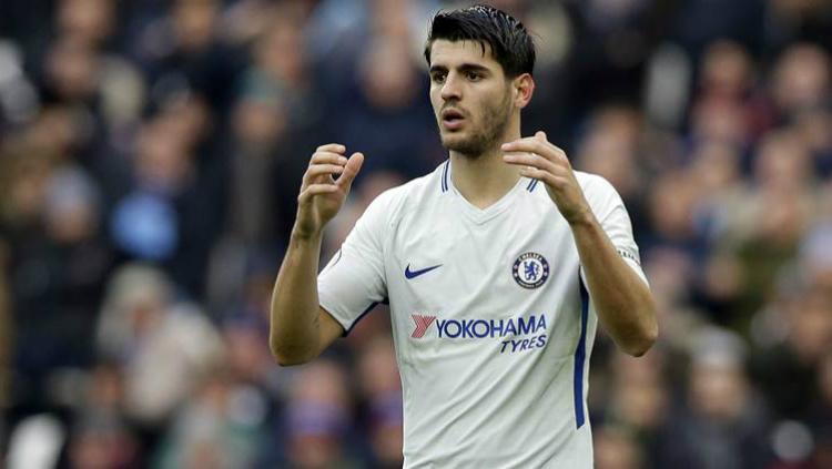 Alvaro Morata, penyerang Chelsea Copyright: AP