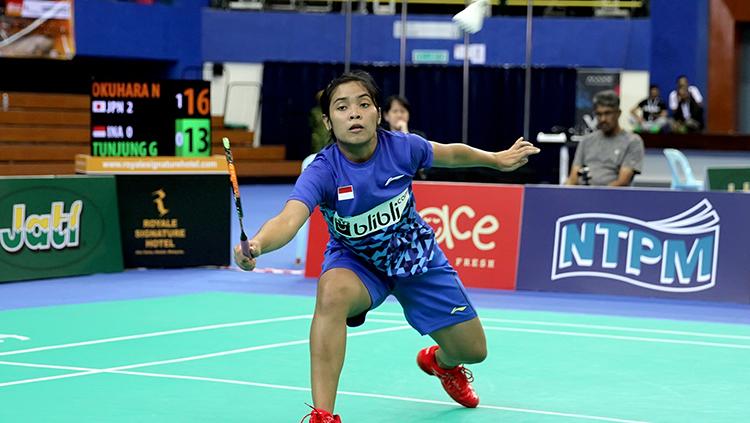 Pebulutangkis tunggal putri Indonesia, Gregoria Mariska Tunjung.