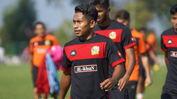 Latihan perdana Andik Vermansah bersama Kedah FA. Copyright: Kedah FA