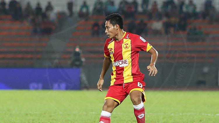 Gelandang Selangor FA Evan Dimas Darmono. Copyright: INDOSPORT