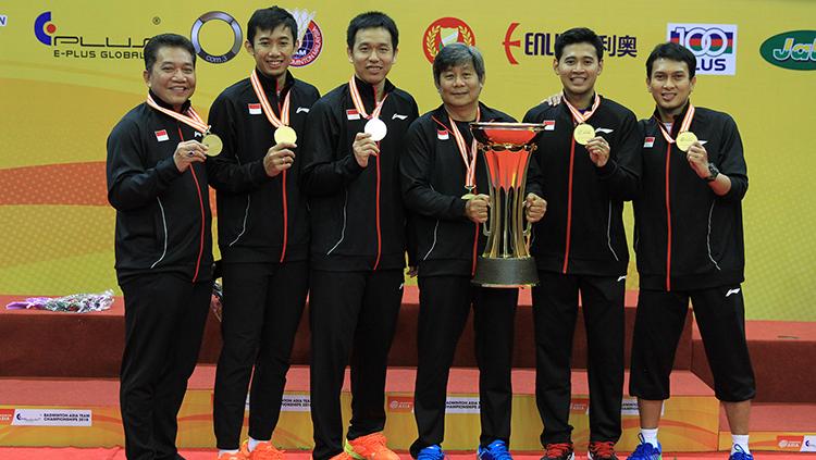 Tim putra Indonesia berhasil keluar sebagai juara Asian Team Championships 2018.