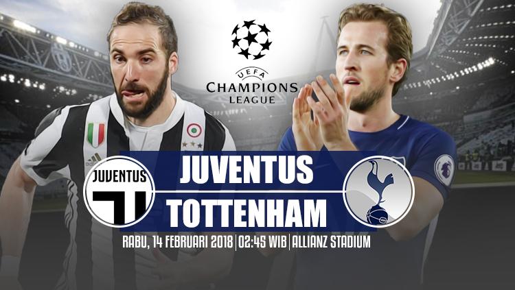 Prediksi Juventus vs Tottenham Hotspur. - INDOSPORT