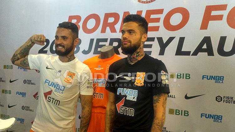 Penggawa Borneo FC, Diego Michels. Copyright: Petrus Manus/INDOSPORT