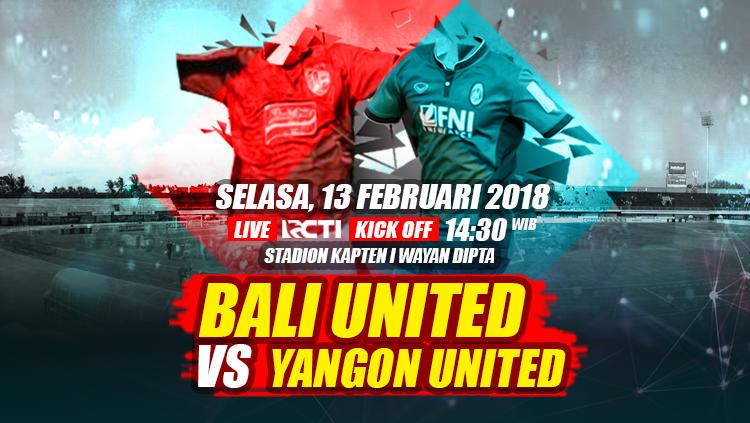Bali United vs Yangon United. Copyright: Grafis: Eli Suhaeli/INDOSPORT