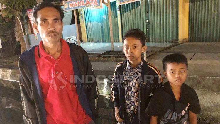 Kitum Risda Kasinda, salah satu fans Sriwijaya FC yang kehilangan motor.