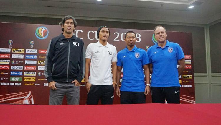 Jumpa pers Johor Darul Takzim dan Persija Jakarta. Copyright: Media Persija