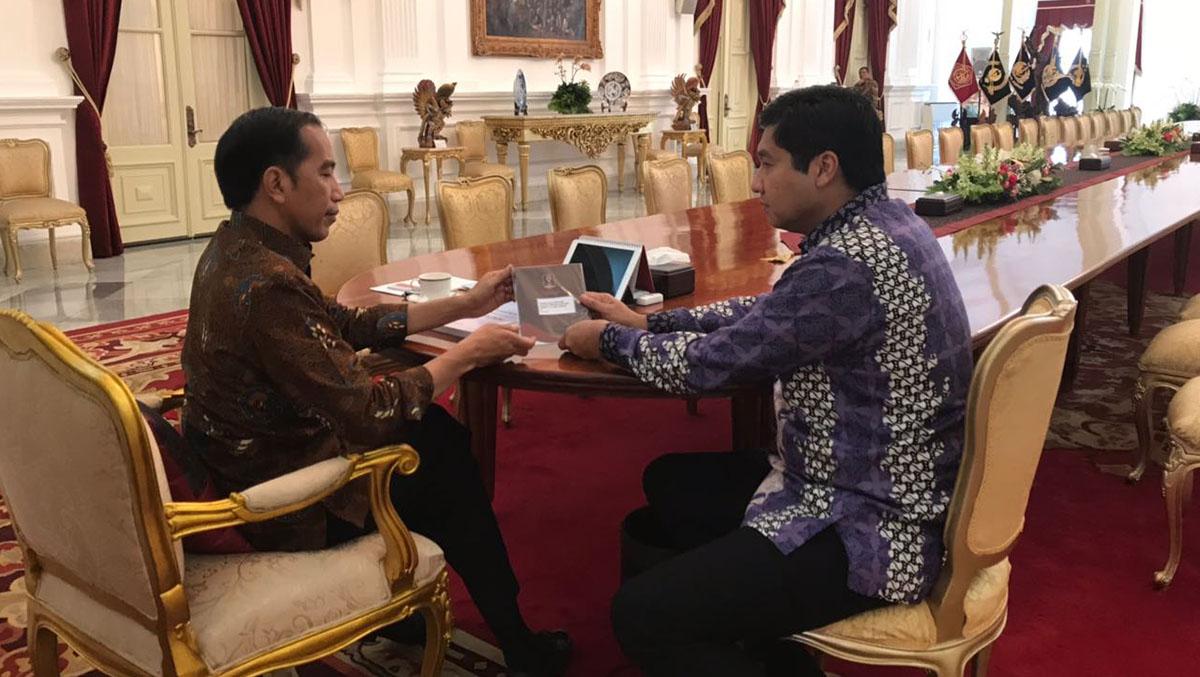Presiden Jokowi telah menerima undangan dan berkenan hadir di partai final. Copyright: Istimewa