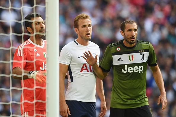 Giorgio Chiellini dan Harry Kane Copyright: Getty Images