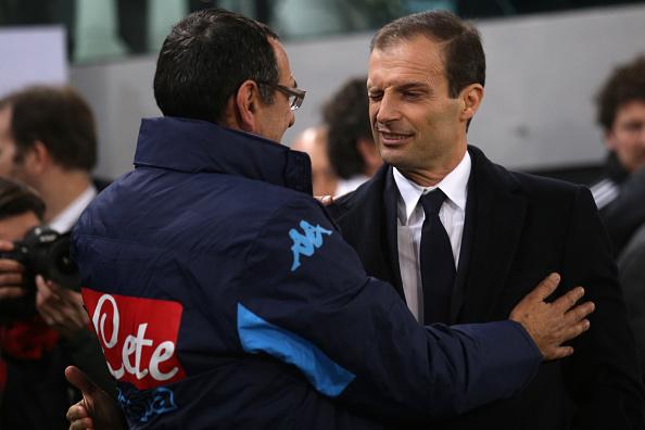 Allegri dan Sarri Copyright: Getty Images