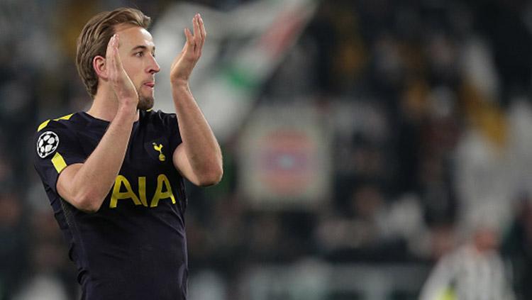 Harry Kane pada laga saat melawan Juventus. Copyright: INDOSPORT