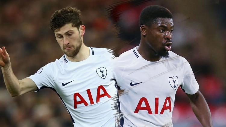 Serge Aurier dan Ben Davies. Copyright: INDOSPORT