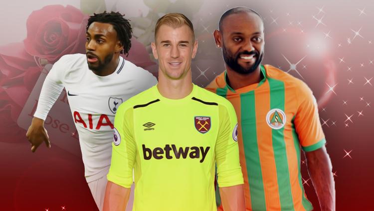 Vagner Love, Joe Hart, dan Danny Rose.
