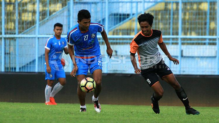 Uji coba Arema FC vs Persekam Metro FC