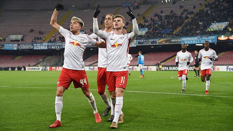 Napoli 1-3 RB :Leipzig. Copyright: Getty Images