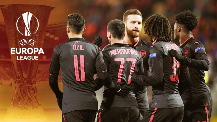Arsenal menang 3-0 atas Ostersunds FK pada laga Liga Europa pada babak 32 besar.