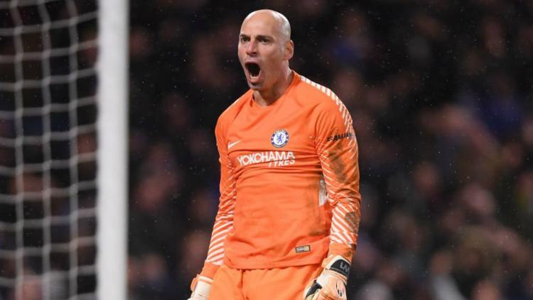 Penjaga gawang Chelsea, Willy Caballero Copyright: Getty Images