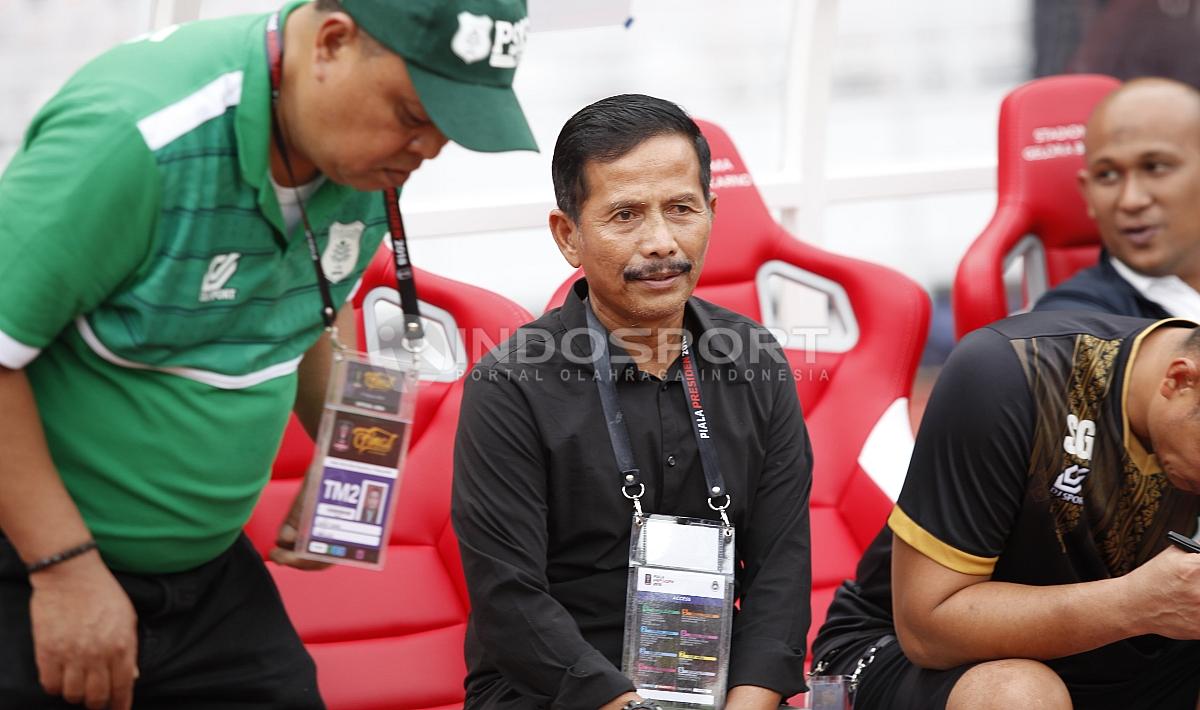 Pelatih PSMS Medan, Jajang Nurdjaman. Harry Ibrahim