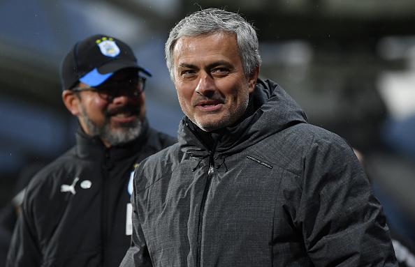 Jose Mourinho saat akan bertanding melawan Hudderfield di ajang FA Cup Copyright: Getty Images