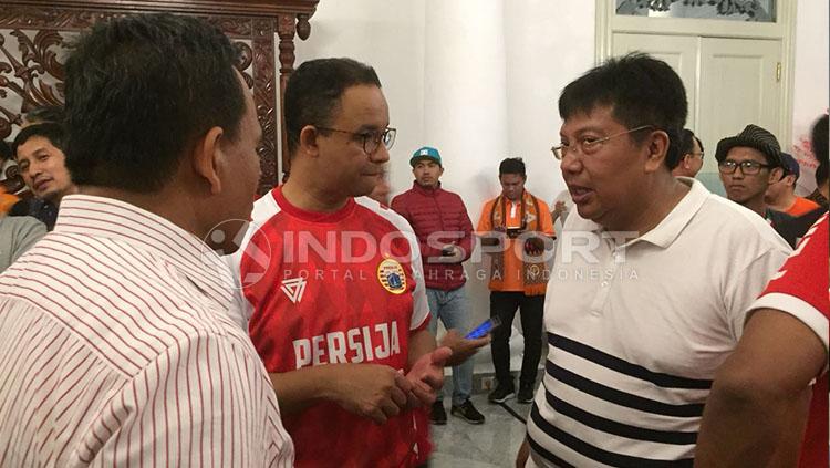 Persija disambut Anies Baswedan Balai Kota Copyright: Petrus Manus Da Yerrimon/INDOSPORT