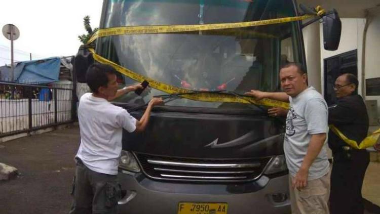 Bus rombongan umroh Walikota Bogor Copyright: INTERNET