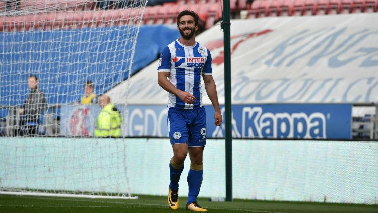 Will Grigg Copyright: Ofisial Wigan Athletic