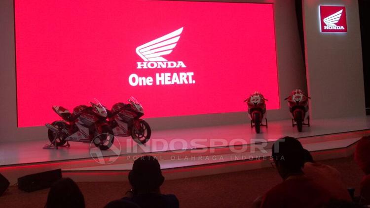Repsol Honda Team Announcement 2018 bersama pebalap Marc Marquez dan Danni Pedrosa di Arena Jiexpo Kemayoran.