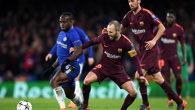 Chelsea vs Barcelona. Copyright: INDOSPORT