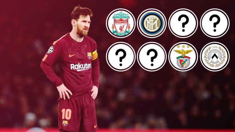 Deretan klub yang belum pernah dibobol Lionel Messi.
