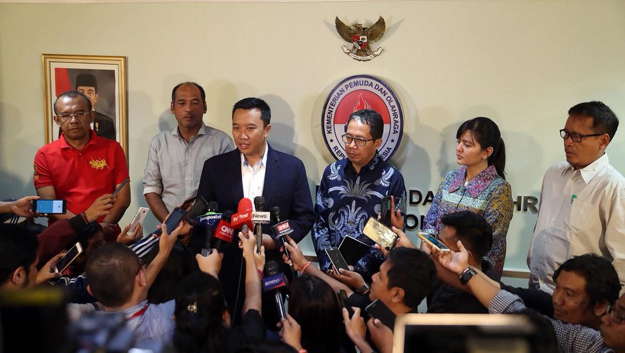 Pertemuan PSSI dan Menpora Copyright: Kemenpora